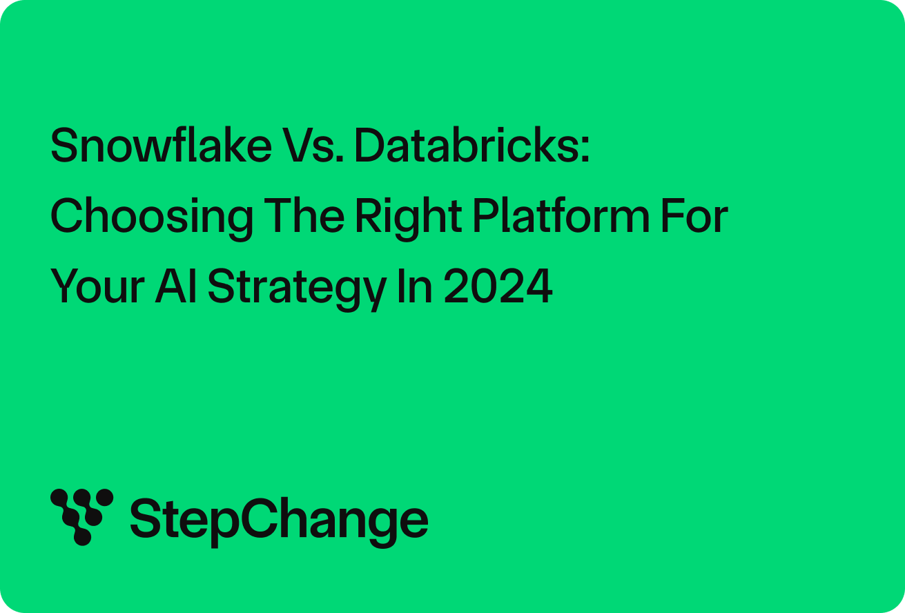 Snowflake vs. Databricks: Choosing the Right Platform for Your AI Strategy in 2024